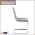 Free Sample Big Gray Malaysia Armrst Light Beige Chromed Leg Fabric Dining Chair With Fabric Ca117 Chaise Lounge Chair Dining